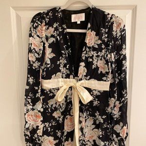 Stone Cold Fox Marilyn Duster / Robe / Size 1 / Floral print